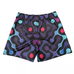 2022 Short de basket-ball unisexe pour hommes Logo personnalisé sublimé Short en maille à séchage rapide meilleure broderie en gros Style écologique - Product Image 5