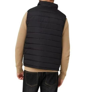 OEM Gilet matelassé sans manches décontracté pour hommes Gilet d'hiver en laine de haute qualité Veste longue et respirante avec logo personnalisé à vendre - Product Image 6