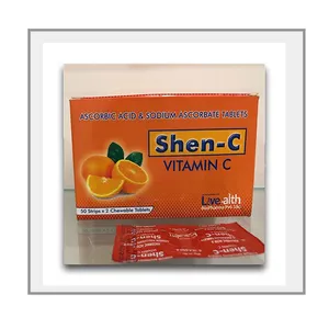 Buy High Quality Ayurvedic Herbal Extract Shen-C Vitamin C Chewable Tablets Indian Wholesale Bulk Supplier