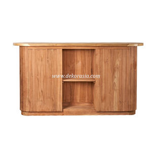 Mueble de Barra Elegante y Moderno de Madera de Bambú Ecológico, Personalizable en Color, para Cocina, Comedor, Exteriores, Hogar y Club Nocturno - Product Image 6