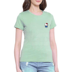 Camiseta de poliéster para correr de secado rápido para mujer, Camiseta deportiva personalizada para gimnasio, camisetas para mujer - Product Image 3