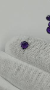 Natural Purple African Amethyst <b>Heart</b> Shape Loose Stone Best Selling Cut Stone Amethyst February Birthstone Ring Women Sambhav - Product Image 5