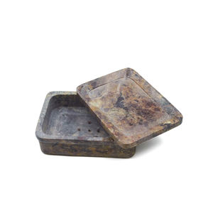 Jabonera Redonda de Mármol Premium, Ecológica, de Piedra Natural, para Baño, Hotel, Hogar y Spa, Precio de Fábrica al por Mayor - Product Image 3