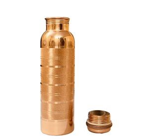Silver Touch Design Pure Copper <b>Water</b> <b>Bottle</b> 950ml Direct Drinking Eco-Friendly for Home <b>Gym</b> Yoga Unisex - Product Image 4
