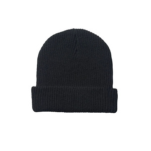 Bonnet en acrylique unisexe de haute qualité casquettes hiver chaud chapeau tricoté Logo personnalisé impression étanche vente chaude cagoule latérale en laine - Product Image 3