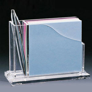 Bon fournisseur pliable transparent acrylique comptoir organisateur présentoir pour magazines prospectus dépliants brochures - Product Image 2