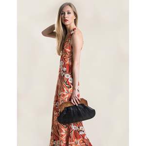 Pochette noire Origami Femme - Product Image 1