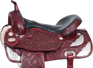 Silla de Montar Inglesa de Cuero Genuino de Gamuza Duradera de DD Leather, para Carreras de Caballos y Estilo Western, Originaria de la India - Product Image 2