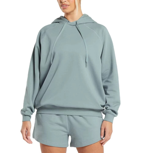 Meilleure vente nouvelle arrivée femmes hoodi conception en gros bas quantité minimale de commande femmes à capuche et court 2 pièces ensemble fabriqué au Pakistan 2026 - Product Image 6