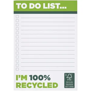 A6 Desk-Mate Sustainable Memo Pads Eco-Friendly <b>Notepads</b> for Effective Merchandising - Product Image 2