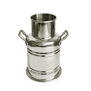Jarrón Turco Auténtico Hecho a Mano de Cobre Armagan de 18 cm con Asas de Latón y Acabado en Níquel, Decoración Elegante para el Hogar, Florero de Mesa, Diseño de Tiburón - Product Image 6