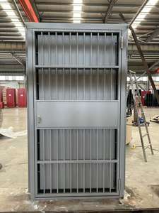 Puerta de Seguridad de Acero Sólido con Rejilla y Cerradura de Combinación S&G y Cerradura de Llave <span class=keywords><strong>Kaba</strong></span> - Product Image 6