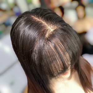 Peluca de Color Ombre recta de hueso de buena calidad para peluca frontal de Color negro 100% cabello humano vietnamita - Product Image 5