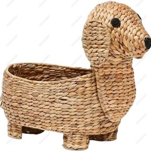 Gran oferta, almacenamiento artesanal de ratán, decoración del hogar, comida, lavandería, Cestas tejidas con forma de Animal para niños, decoración de habitación de guardería - Product Image 1