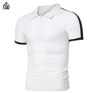 Ensemble polo court uni pour homme coupe régulière de qualité supérieure et double athlétique haute performance pour homme - Product Image 5