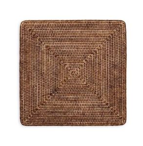 Vente en gros de sets de table carrés en rotin écologiques faits à la main pour table à manger vaisselle de fête ustensiles de cuisine vente en gros d'Inde - Product Image 1