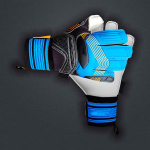 Gants de gardien de but allemands en latex de haute qualité personnalisables avec logo Design Outdoor Applicable Made of Quality Leather - Product Image 4