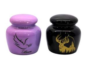 โกศอลูมิเนียมส่วนบุคคลสำหรับการจัดเก็บเถ้าที่ระลึกเสนอตัวเลือกการแกะสลักที่กำหนดเองสำหรับเครื่องบรรณาการที่ไม่เหมือนใครอย่างแท้จริง - Product Image 2