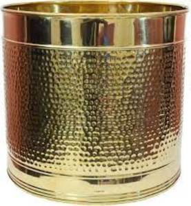 Jardinière en métal plaqué or, finition brillante et polie, pour jardin, mariage, banquet, hôtel, fleurs, à prix abordable - Product Image 4