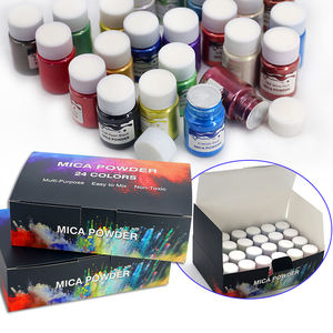 Poudre <span class=keywords><strong>de</strong></span> Mica 56 Couleurs, Pigment Naturel pour Résine Époxy, Fabrication <span class=keywords><strong>de</strong></span> Savon et <span class=keywords><strong>de</strong></span> Bougies, Désodorisants Auto, Teinture, Vernis à Ongles, Bombes <span class=keywords><strong>de</strong></span> Bain - Product Image 1