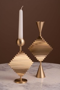 Decorative Metal <b>Taper</b> <b>Holder</b> Ideal For Living Room Bedroom And Dining Area <b>Candle</b> Decoration Purpose - Product Image 2