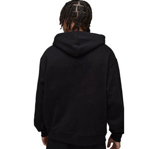 Sudaderas con capucha de algodón 100% con estilo para el invierno Ajuste cómodo con diseño de logotipo personalizable en cuello con capucha de patrón sólido - Product Image 2