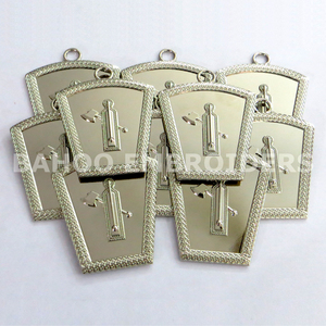 Excelente Maestro Aliado Grados Masónicos Pecho Joya-Chapado en Oro Con Cinta Blanca - Product Image 6