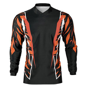 Jersey de Ciclismo de Descenso con Sublimación Personalizada OEM, Jersey de Ciclismo de Montaña Transpirable de Secado Rápido - Product Image 1