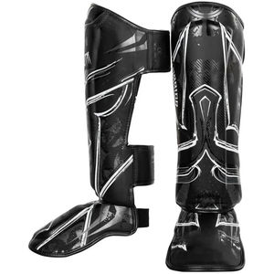 Espinilleras profesionales de diseño personalizado de alta calidad al por mayor Mauy Thai Kickboxing Taekwondo Karate Boxing Shin Guards OEM - Product Image 2