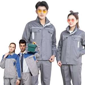 HIGH QUALITY work style sets worksuits for men workwear clothing factory <b>worker</b> <b>jacket</b>/trouser auto mechanic work shirt LOW MOQ - Product Image 2