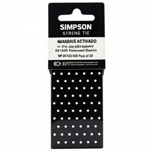 SIMPSON STRONG TIE Fixations en tôle perforée galvanisée à chaud EN 14545 NP 20/160/400, lot de 20 - Product Image 3