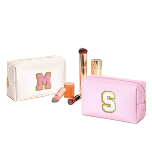 Sac à cosmétiques en cuir PU pour filles Design étanche à la mode avec fermeture à glissière Vietnam No Brand Christmas Gift - Product Image 2