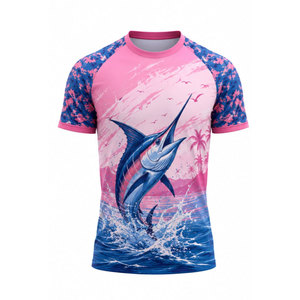 Chemise de pêche coupe ajustée grande taille coupe-vent à sublimation, séchage rapide, respirante, antibactérienne, UPF 50, prix raisonnable, vente en gros - Product Image 5