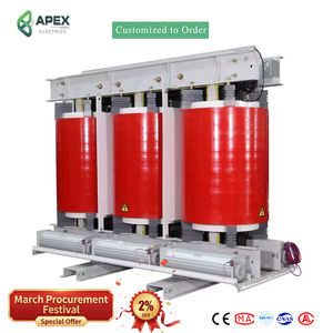 Transformador de Tipo Seco de 10kv HV/MV para Equipos de Distribución de Energía en Túneles, Caja de Distribución de Energía de Alta Potencia, Resina Epoxi Fundida - Product Image 2