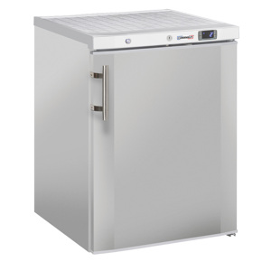 Réfrigérateur à congélateur bas en acier inoxydable 200 L A++ - Produit à haut rendement énergétique - Product Image 1