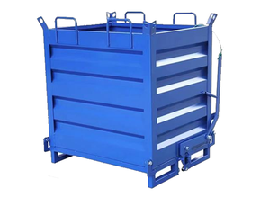 Mạ kẽm bọc dây lưới lồng Stackable lưu trữ <span class=keywords><strong>container</strong></span> dây lưới thép lồng cho kho hậu cần lưu trữ và bảo vệ - Product Image 5