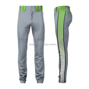 Wholesale Custom Design Baseball Pants Plain Blank Sublimation Kids <b>Men</b> <b>Pullover</b> Embroidery Polyester Baseball Pants - Product Image 3