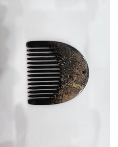 หวีผมฮอร์นธรรมชาติหวีขนาดพกพาทำด้วยมือหวีฮอร์นธรรมชาติ - Product Image 4