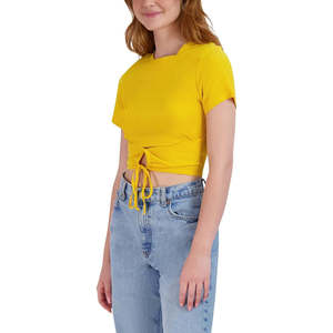 Camicia Formale da Donna BCBGeneration con Lacci W1VX3T23 Rossa Lunga in Maglia e Chiffon Taglia XL - Product Image 2