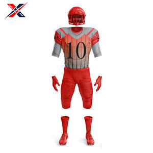 Uniforme de football américain personnalisable de haute qualité en polyester renforcé cousu pour l'équipe et les joueurs - Product Image 3