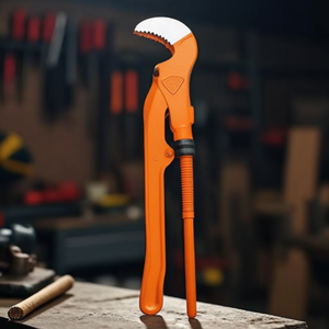 Chiave a Tubo in Acciaio Forgiato Modello Svedese con 45 Mascelle Sottili - Product Image 3