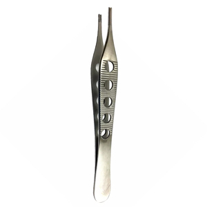 Meilleure vente sur mesure 4 75 pouces brun Adson Tissue Forceps 7x7 dents pointes droites manuel dissection pinces à tissus Hit - Product Image 6