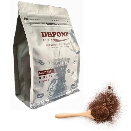 DHPONEエスプレッソローストミディアムコーヒー豆、20% アラビカ80% ロブスタパッキング500グラムベトナム製