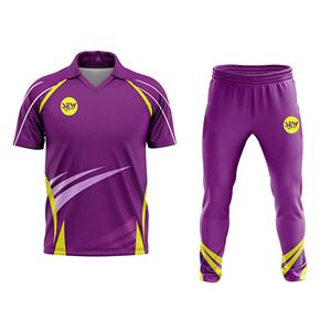 Uniforme de Cricket Sublimado Personalizado, Transpirable, Clásico, Duradero, de Secado Rápido, Antiolor, que Absorbe la Humedad, con Nombre del Jugador - Product Image 1