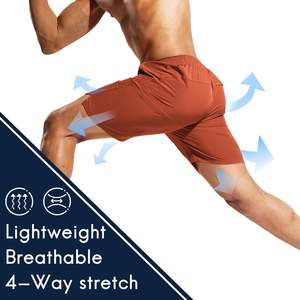 Shorts de sport hommes été maille séchage rapide Gym course pantalons de plage hommes entraînement court Anti-rides Shorts pour hommes - Product Image 6