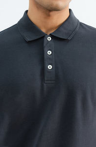 Polo en blanco para hombre logotipo personalizado Dry Fit Polo Sport Polo ropa de entrenamiento 100% algodón puro fabricado por Huzaifa Product - Product Image 3