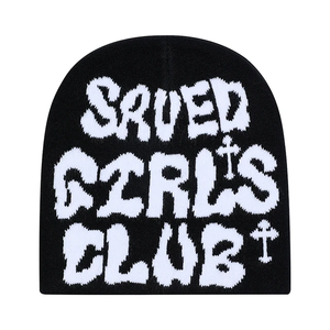 2024 <b>Winter</b> Jacquard Beanie <b>Hat</b> with Hand Embroidered Letters Warm Knit Cap for <b>Men</b> and Women in Hip Hop Style for Travel - Product Image 6