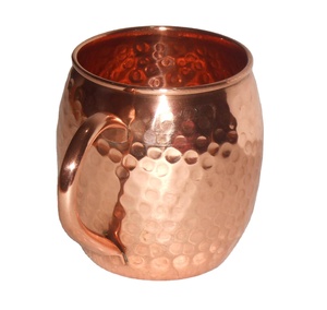 Factory Wholesale Coffee <b>Cup</b> Copper <b>Cup</b> <b>Set</b> Moscow Mule Copper Mugs New Design Handmade Moscow Mule Mug Supplier - Product Image 1