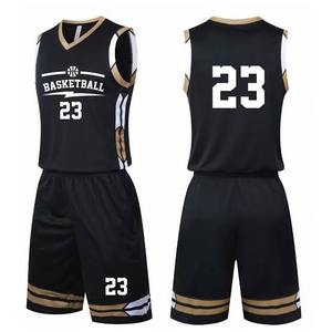 Nouveauté : Ensemble de maillots de basketball personnalisés unisexe – Qualité supérieure, respirant, grandes tailles, avec logo personnalisé – 100 % coton - Product Image 4