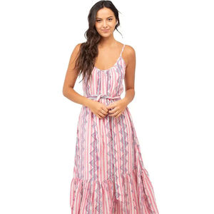 Verano sin mangas Boho elegante diseñador Maxi vestido hecho a mano Floral gasa mujeres alta calidad estilo Casual playa Formal - Product Image 1